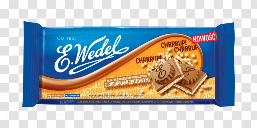 Milk White Chocolate Bar E. Wedel - Biscuit Transparent PNG