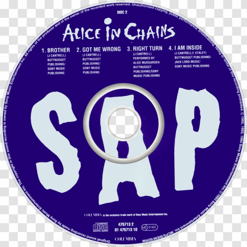 Alice In Chains Sap Compact Disc Nothing Safe: Best Of The Box Grunge - Tree - Jar Flies Transparent PNG