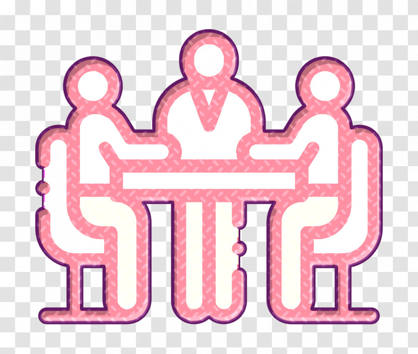 Teamwork Icon Office Icon Interview Icon Transparent PNG