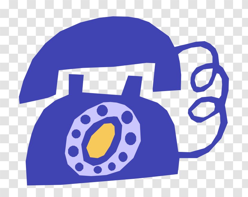 Telephone Call Clip Art - Smile - Electric Blue Transparent PNG