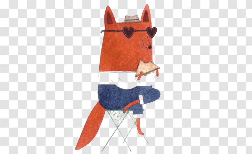 Red Fox Vulpini - Animation Transparent PNG
