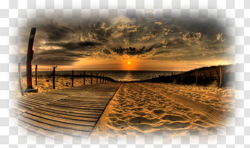 Desktop Wallpaper Beach Hotel High-definition Television Sunset - Panorama Transparent PNG