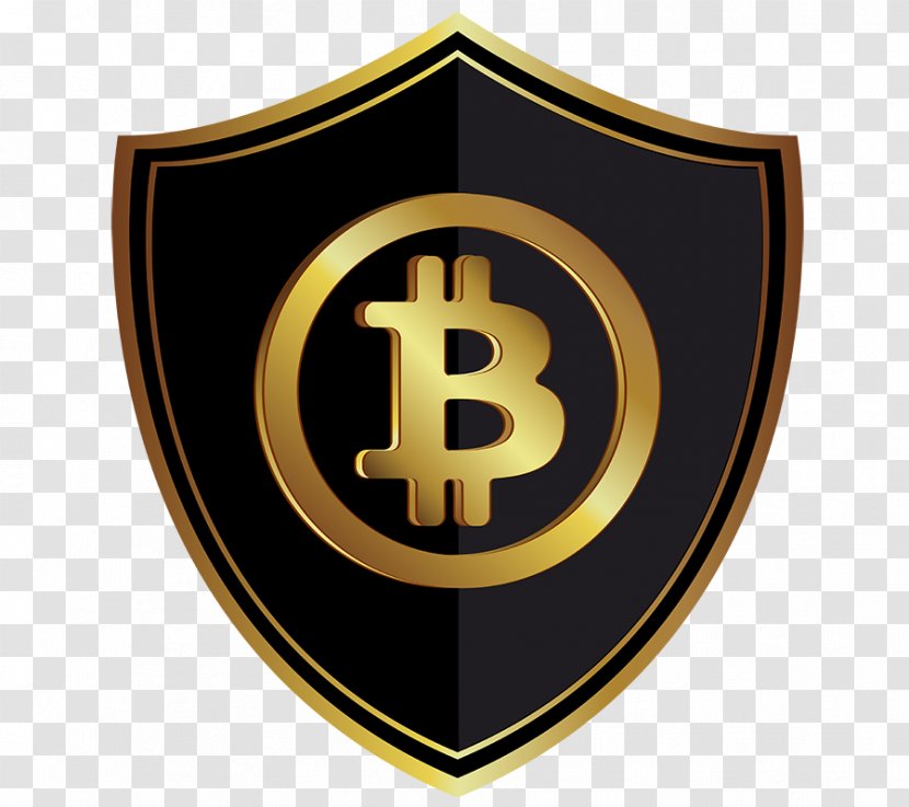 Gold Badge - Bitcoin - Crest Shield Transparent PNG