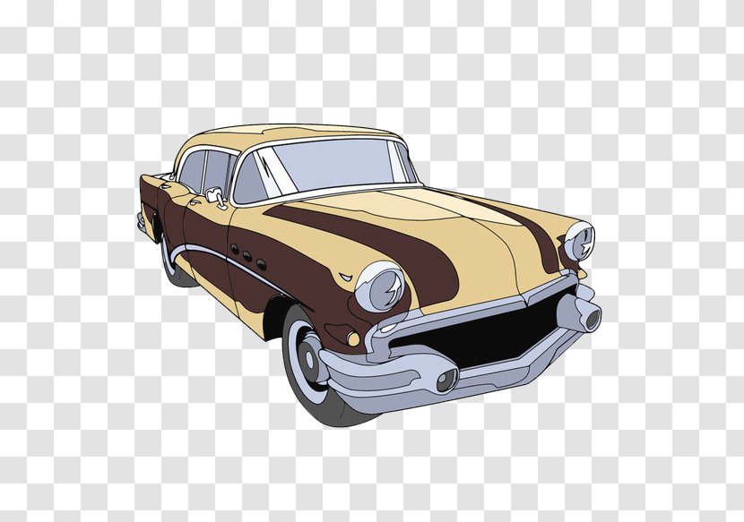 Car Black And White Drawing Illustration - Color - A Transparent PNG