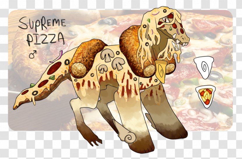 Dinosaur Pizza Pepperoni Cartoon - Mammal Transparent PNG