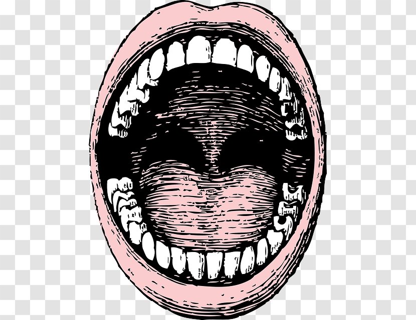 Human Mouth Clip Art - Cartoon - Silhouette Transparent PNG