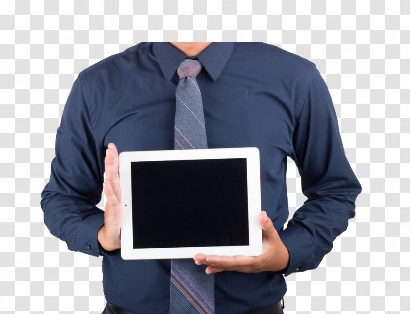 IPad Royalty-free Download - Personal Computer - Holding A Tablet Transparent PNG