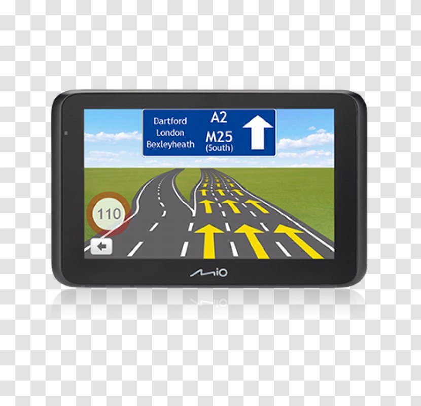 GPS Navigation Systems Navigácia Mio Technology MiVue Drive 50LM Lifetime 65 2in1 FULL EUROPE Lm Truck - Automotive System - Spirit 7500 Transparent PNG