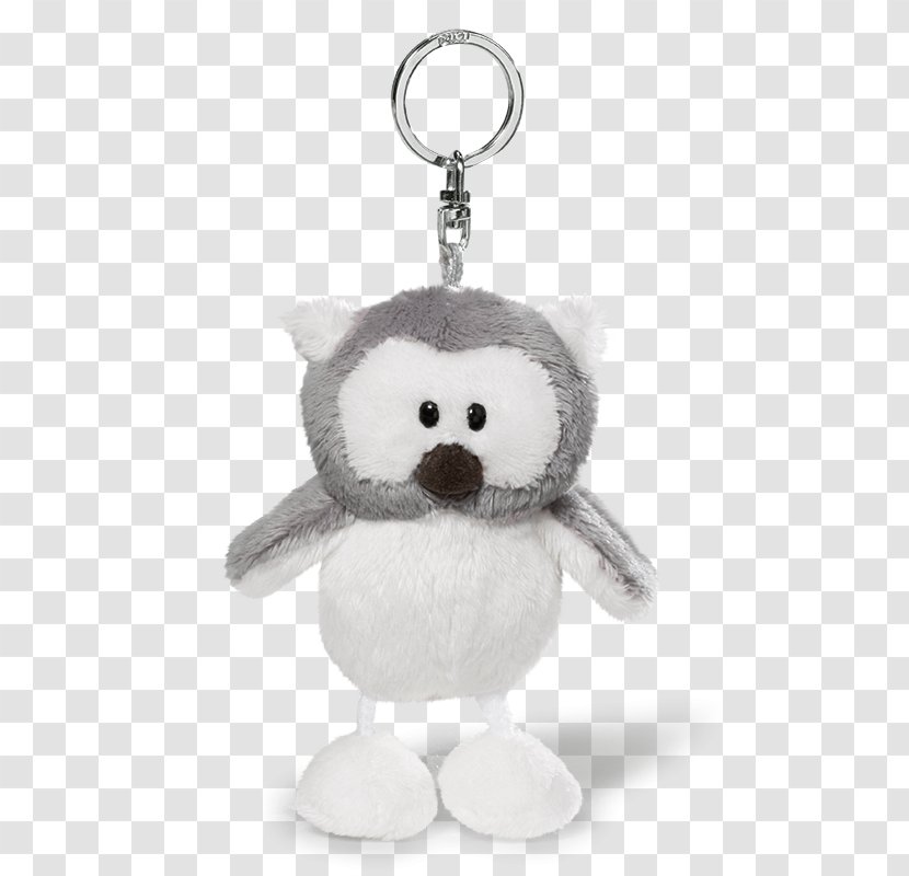 Snowy Owl Stuffed Animals & Cuddly Toys Key Chains - Handbag Transparent PNG