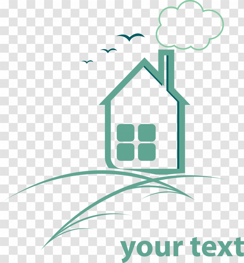 Logo Cartoon Icon - Text - House Transparent PNG
