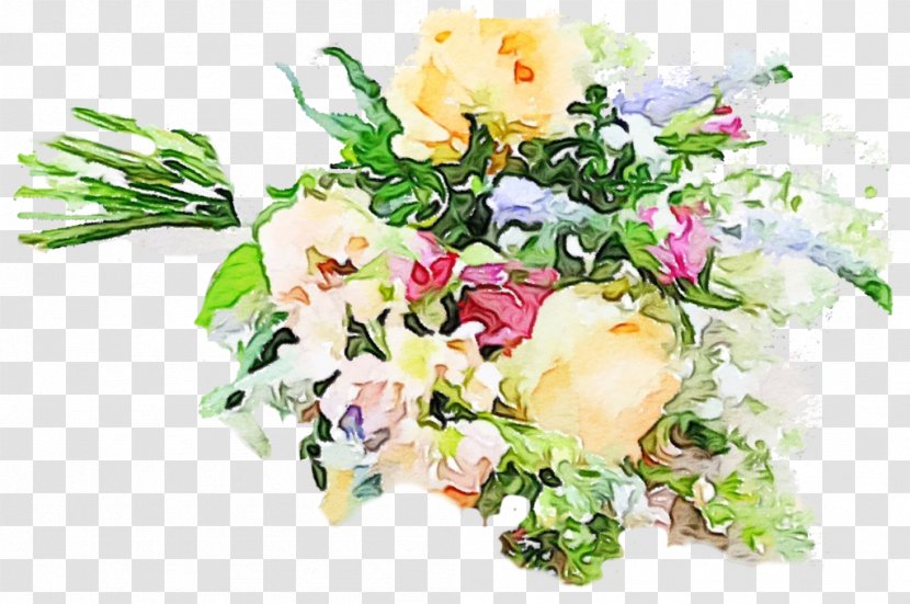 Watercolor Wreath Background - Flower - Rose Family Garnish Transparent PNG