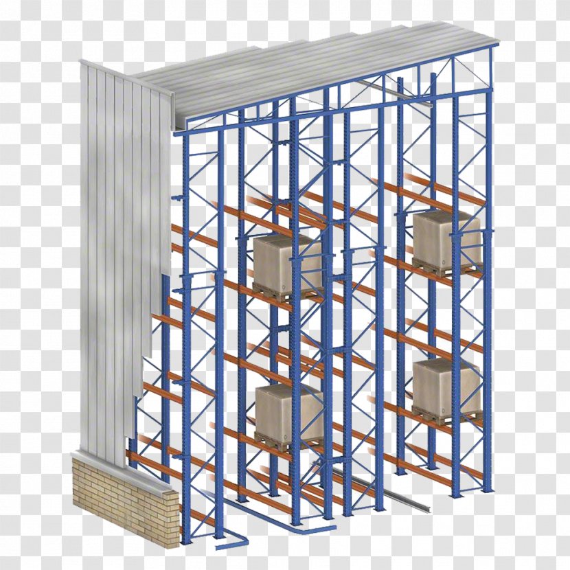 Pallet Racking Building Warehouse Architectural Engineering - Structure Transparent PNG