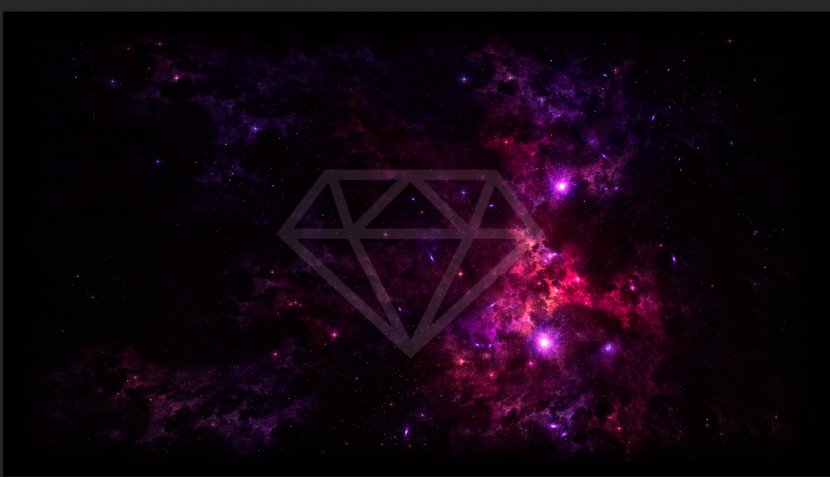 Violet Purple Magenta Darkness Fractal Art - Galaxy - Space Transparent PNG