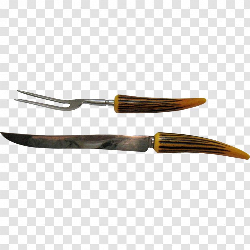 Knife Blade Kitchen Knives Fork Handle - Cold Weapon Transparent PNG