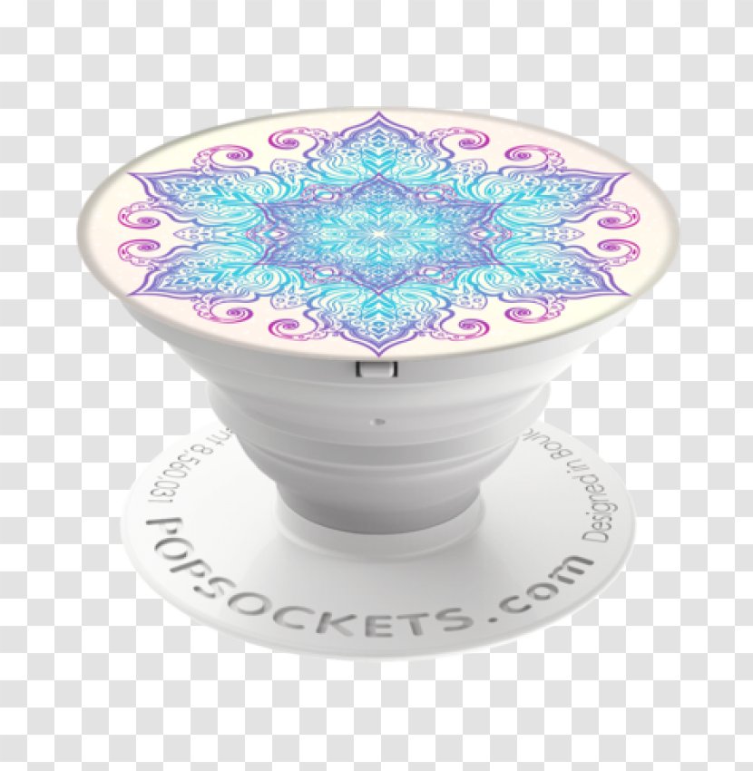 PopSockets Grip Stand Popsockets Charcoal Mandala Peace Tiffany - Flower - Harry Potter Cake Pops Transparent PNG