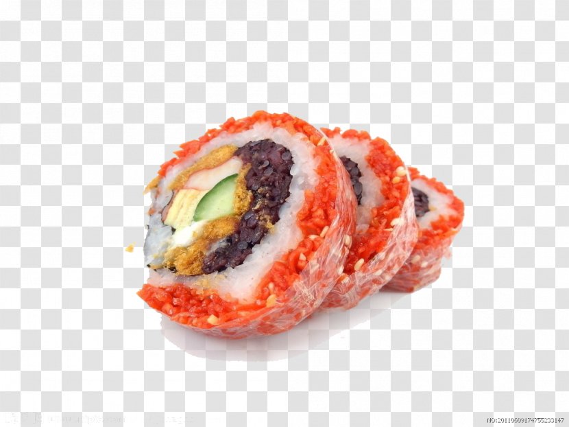 Sushi California Roll Onigiri Japanese Cuisine Food - Comfort Transparent PNG