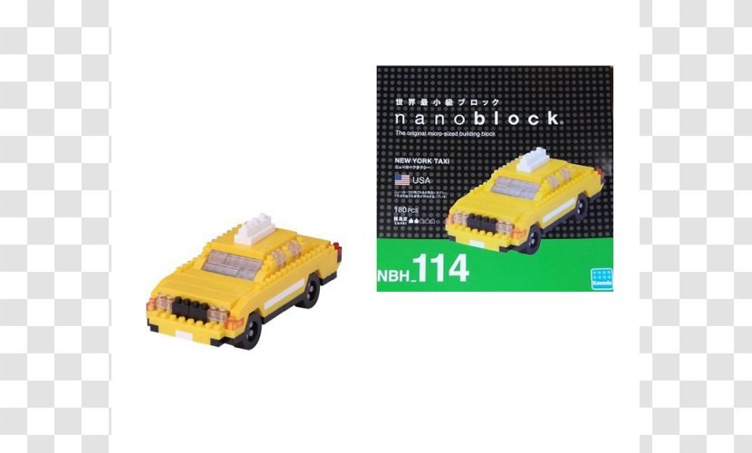 Taxicabs Of New York City Nanoblock Construction Set - Taxi Transparent PNG