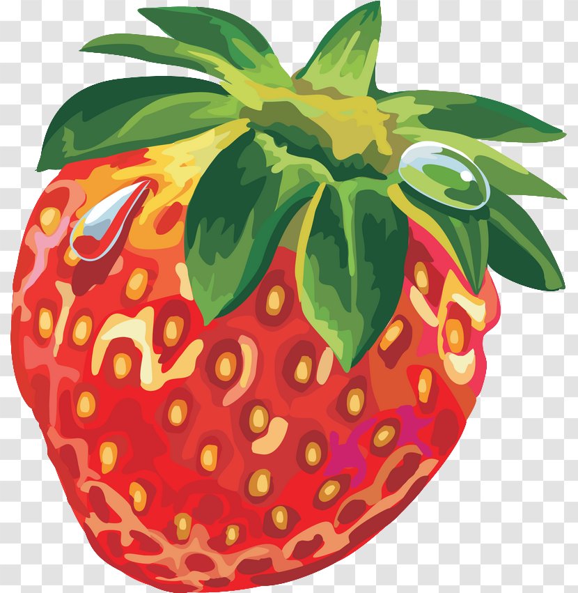 Strawberry Drawing - Apple Transparent PNG