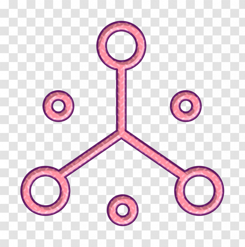 Chemistry Icon Laboratory Stuff Lineal Icon Atoms Icon Transparent PNG