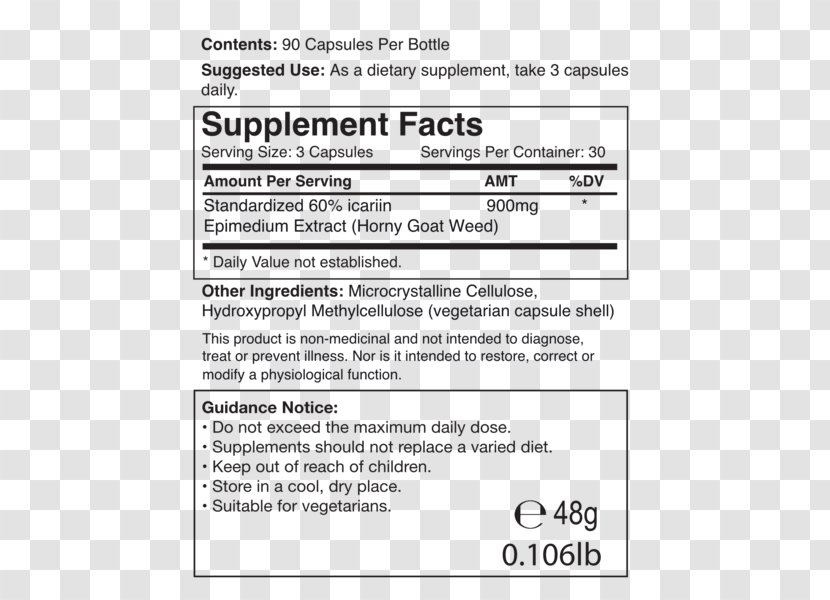 Document Vitamin C Label - Number - Horny Transparent PNG