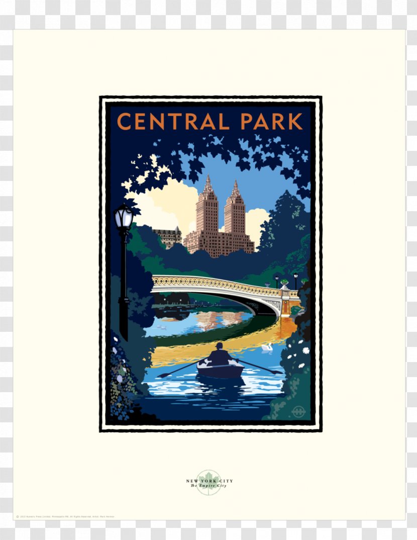 Bow Bridge Park Jacqueline Kennedy Onassis Reservoir Etsy - Landmark Worldwide Transparent PNG