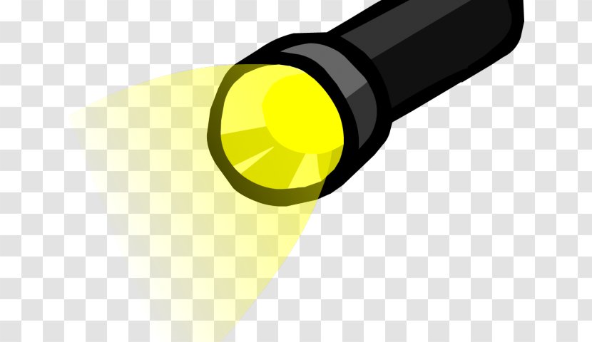 Clip Art Flashlight Torch Openclipart Image - Yellow - Energizer Transparent PNG