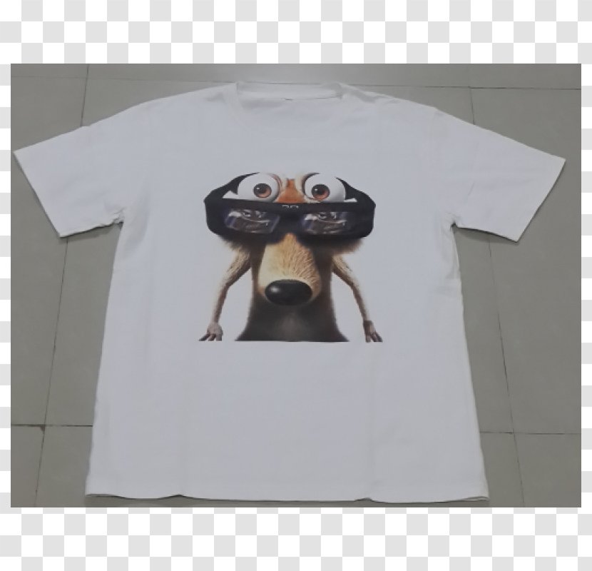 T-shirt Glasses Dog Flightless Bird - Ice Age Dawn Of The Dinosaurs - Couple Figure Transparent PNG