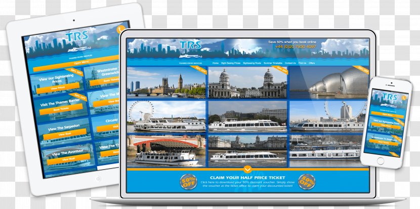Display Advertising Brand Water - Multimedia - River Thames Transparent PNG