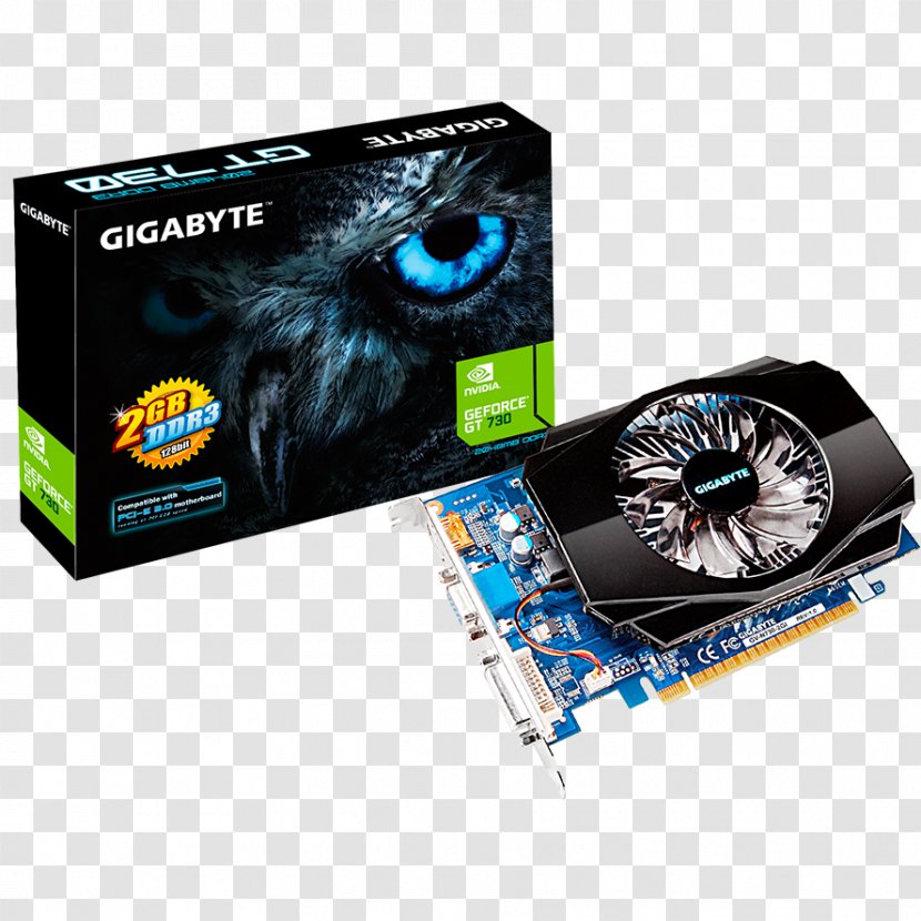 Graphics Cards & Video Adapters Laptop NVIDIA GeForce GT 730 Gigabyte Technology - Processing Unit Transparent PNG