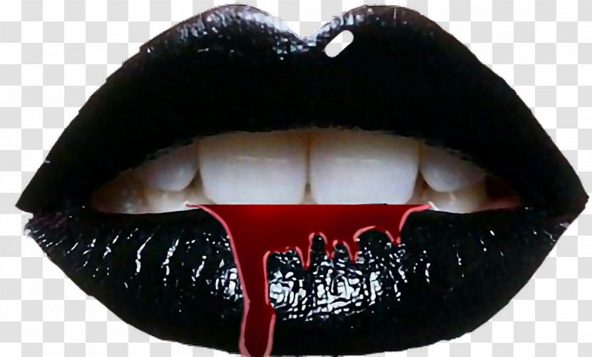 Lipstick Cosmetics Lip Gloss Black Hair - Vampire - Smartie Sign Transparent PNG