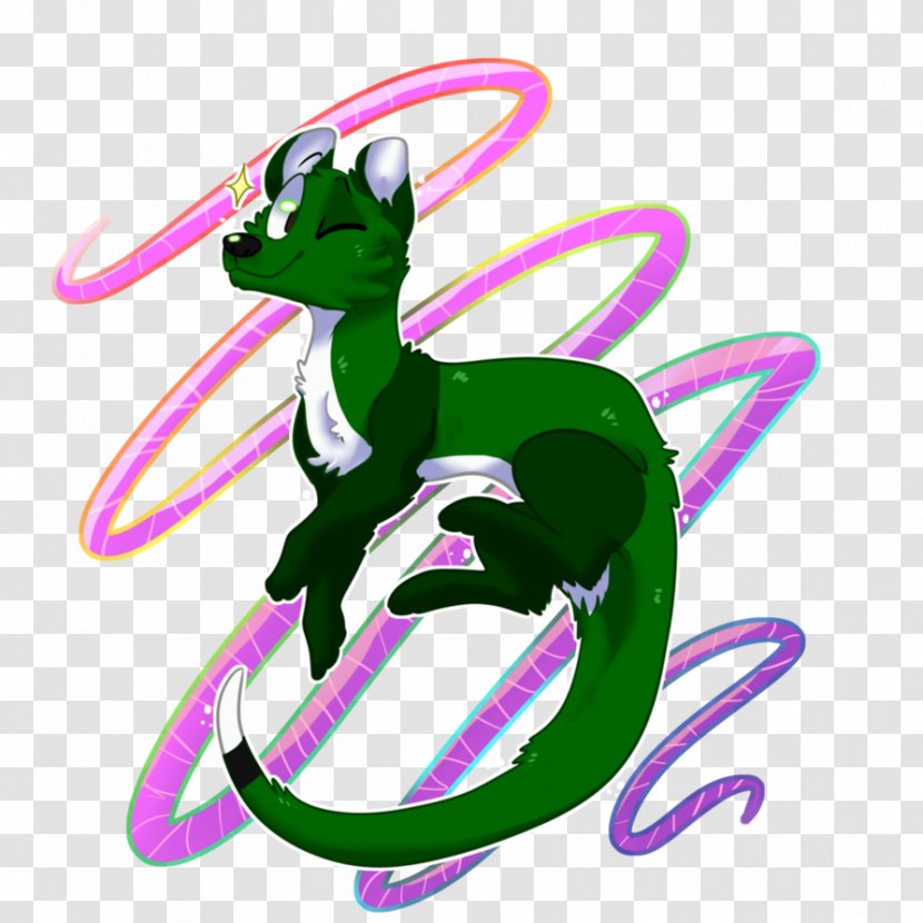 Vertebrate Line Legendary Creature Clip Art - Green Transparent PNG