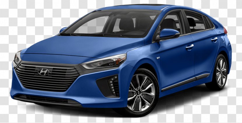 2017 Hyundai Ioniq Hybrid 2018 Blue SEL Car Transparent PNG