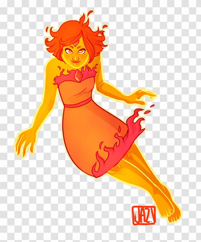 Flame Princess DeviantArt Artist - Watercolor Transparent PNG