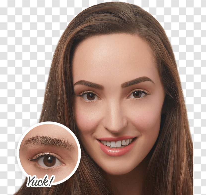 Eyelash Extensions Eye Shadow Liner Hair Coloring Eyebrow - Smile - Bushy Eyebrows Transparent PNG