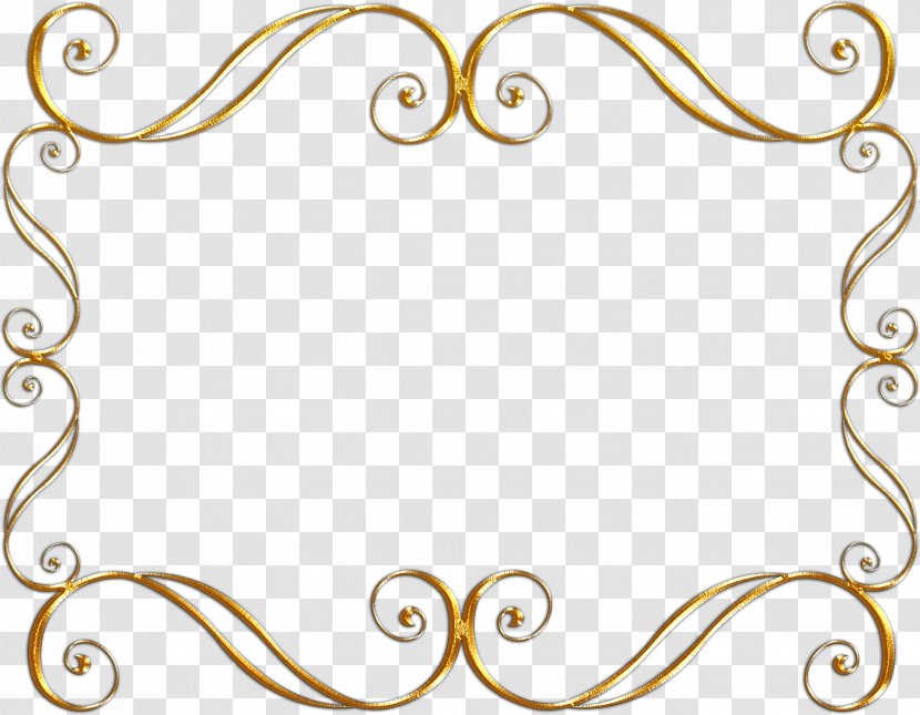 Clip Art - Advertising - Gold Frame Transparent PNG