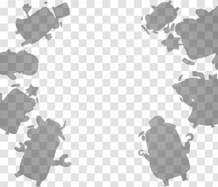 Black & White - M - Font Animal SkyFrankenstein Conquers The World Transparent PNG