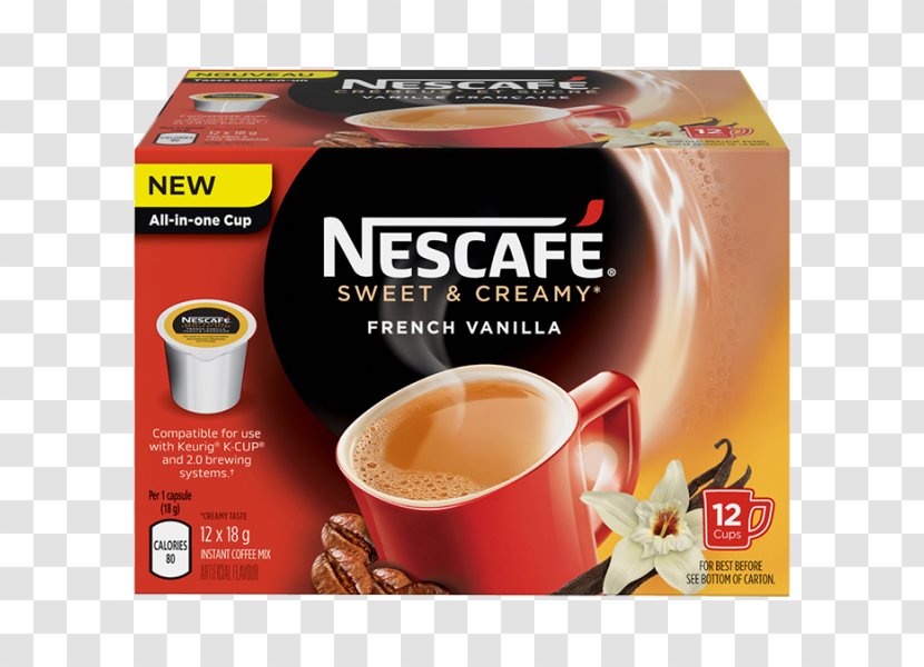 Caffè Mocha Instant Coffee Cappuccino Nescafé - Caffeine - Vanilla Pod Transparent PNG