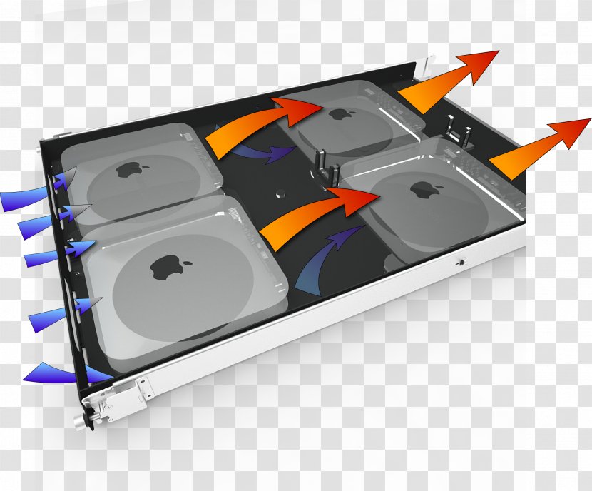 Mac Mini 19-inch Rack Computer Cases & Housings Unit - Hewlettpackard - Hewlett-packard Transparent PNG