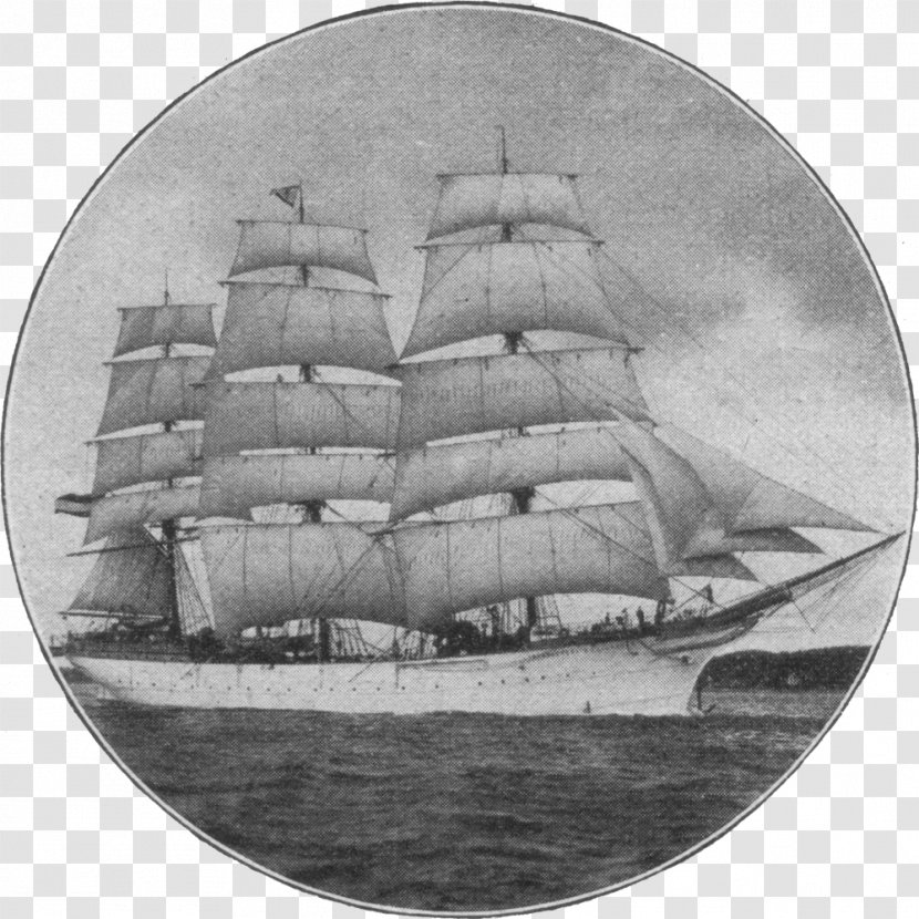 Barque Duchesse Anne Windjammer Brigantine Ship - Caravel Transparent PNG