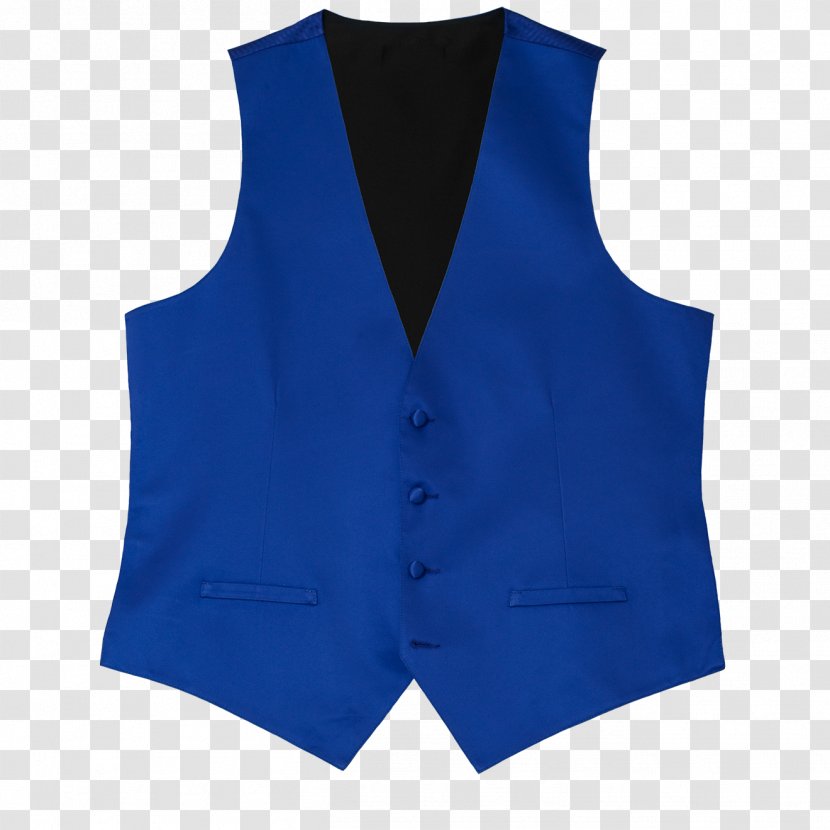 Blue Gilets Bernard's Formalwear Outerwear Formal Wear - Vest Transparent PNG