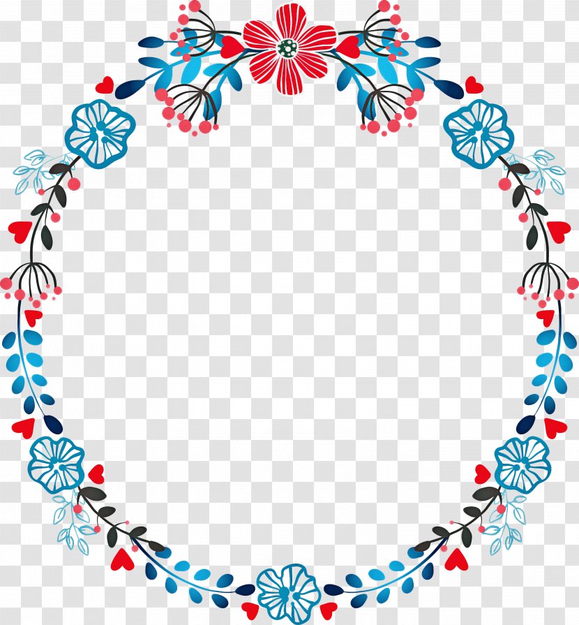 Watercolor Wreath Background - Video - Ornament Transparent PNG