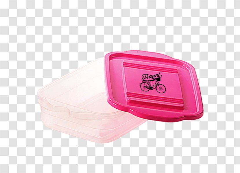 Plastic Pink M - Lunch Box Transparent PNG