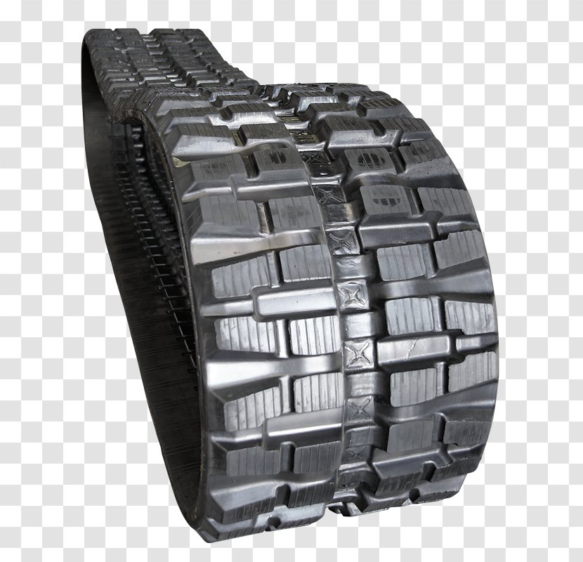 Tread Synthetic Rubber Tire Natural Continuous Track - Excavator Transparent PNG