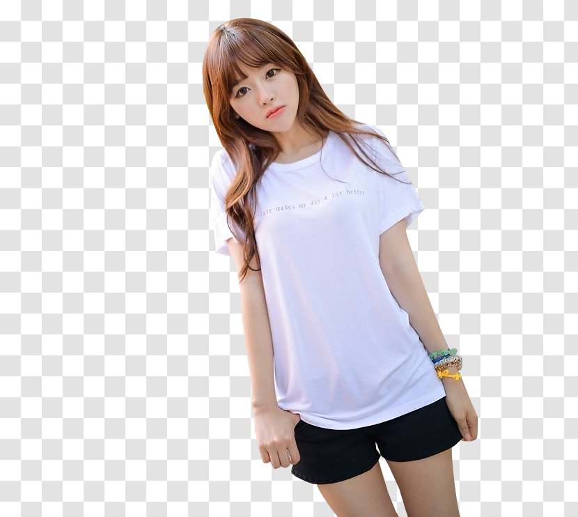 Kim Shin-Young Ulzzang Korean T-shirt - Cartoon - Tree Transparent PNG