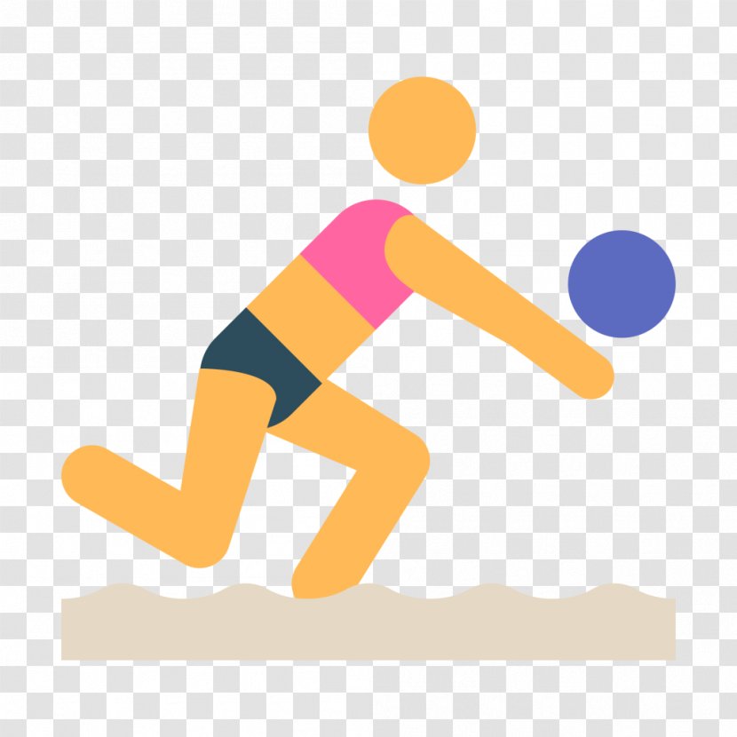 Beach Volleyball Sport - Text Transparent PNG