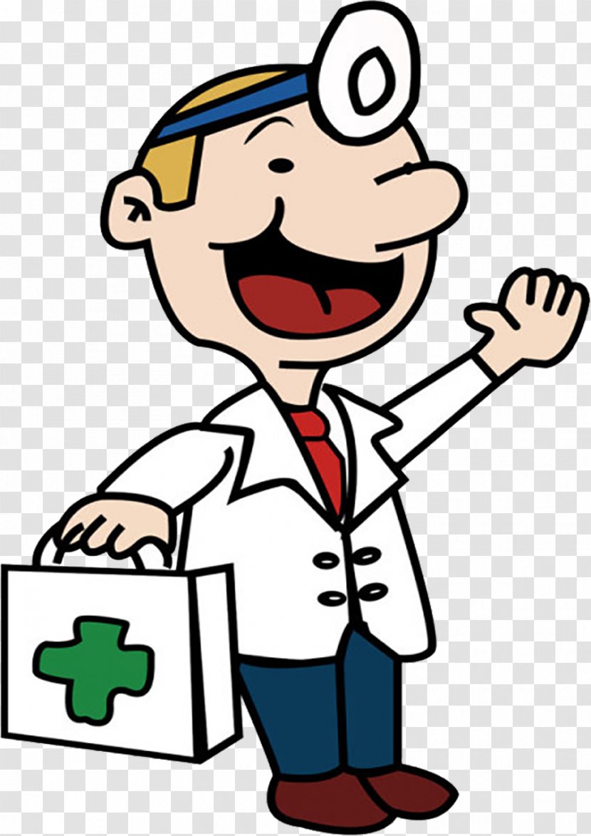Physician Medicine Cartoon Clip Art - The Doctor To See A Transparent PNG