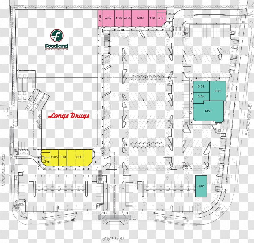 Floor Plan Map Ewa Town Center Beach - Land Lot Transparent PNG