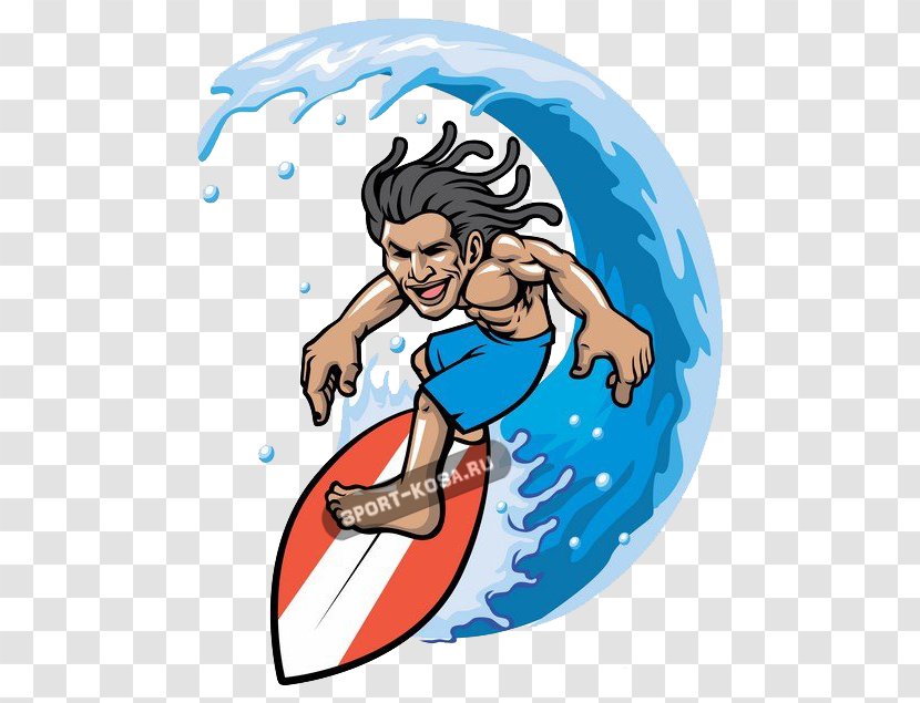 Surfing Royalty-free Cartoon - Stock Photography Transparent PNG
