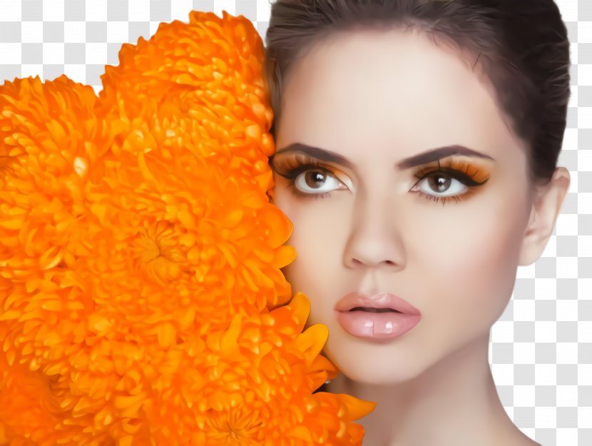 Orange - Cheek - Eye Nose Transparent PNG