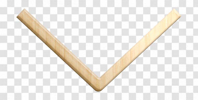 App Icon Arrow Down - Essential - Beige Wood Transparent PNG
